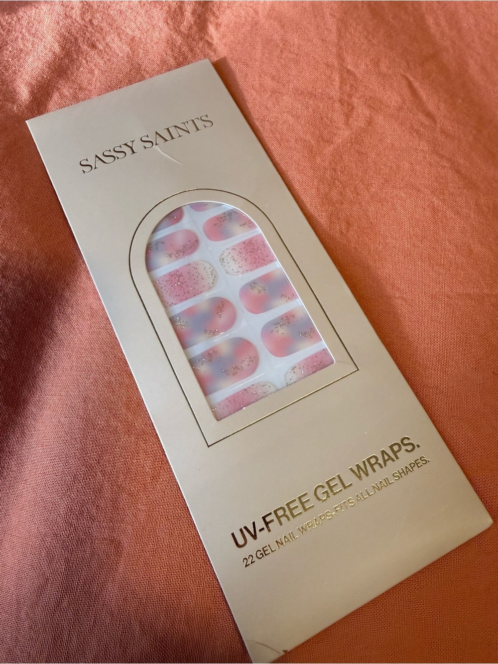 Pink Glitter Gel Nail Wraps – Salon-Ready Look